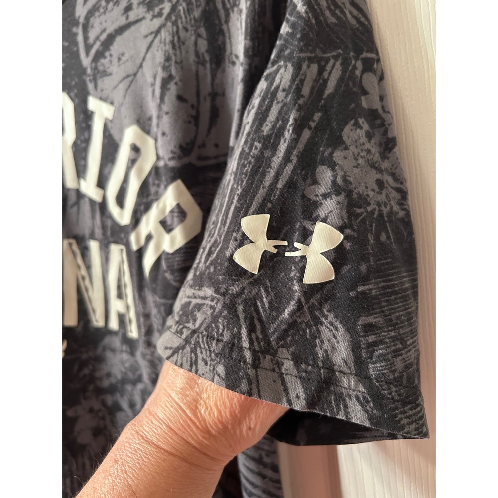 Under Armour Project Rock Warrior T Shirt Men's Large Loose Heatgear Tropical‎ - Picture 4 of 5